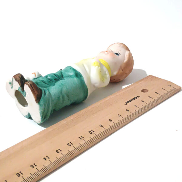 1962 Vintage DAVAR Hand-Painted Porcelain Boy Figurine with Dog – Rare Collectible! - Image 10