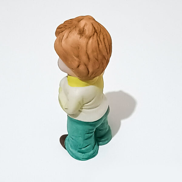 1962 Vintage DAVAR Hand-Painted Porcelain Boy Figurine with Dog – Rare Collectible! - Image 5