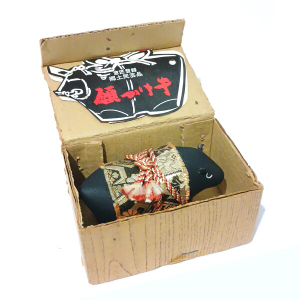 Lucky Bull Figure - Japanese Traditional Wish Fulfillment Ornament - Image 2