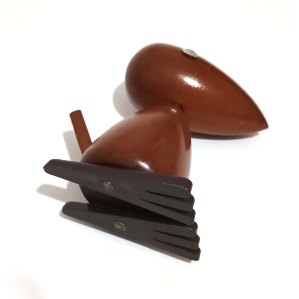 Vintage Japanese Wooden Woodpecker Figurine – 1960s SENSHUKAI Cherry Wood Decor - Image 7
