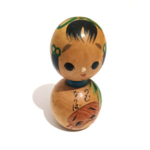 Handcrafted Japanese Kokeshi Doll – Vintage Wooden Figurine with Painted Details | Collectible Home Decor