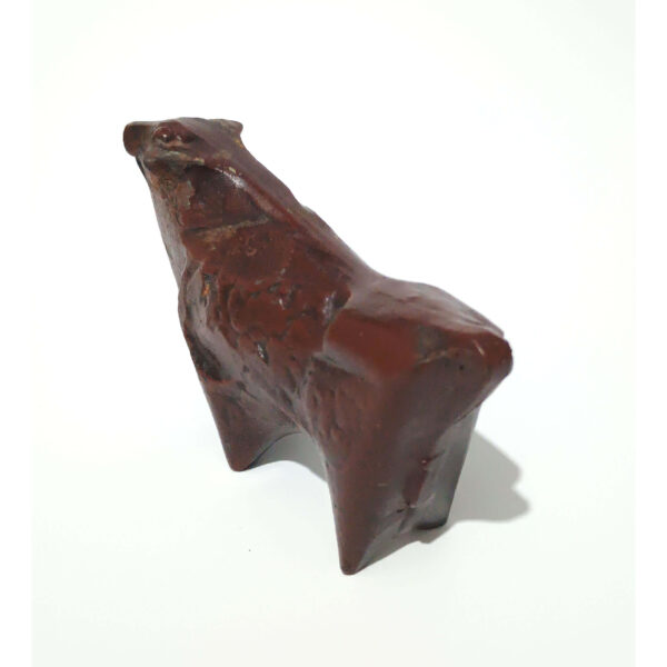 Powerful and Rustic: Handcrafted Iron Bull/Animal Figurine (8 cm / 3.15") - Unique Decorative Object - Image 4