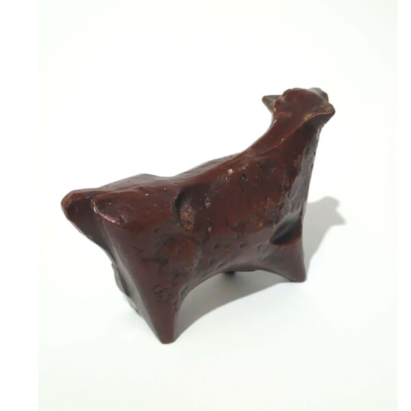 Powerful and Rustic: Handcrafted Iron Bull/Animal Figurine (8 cm / 3.15") - Unique Decorative Object - Image 8