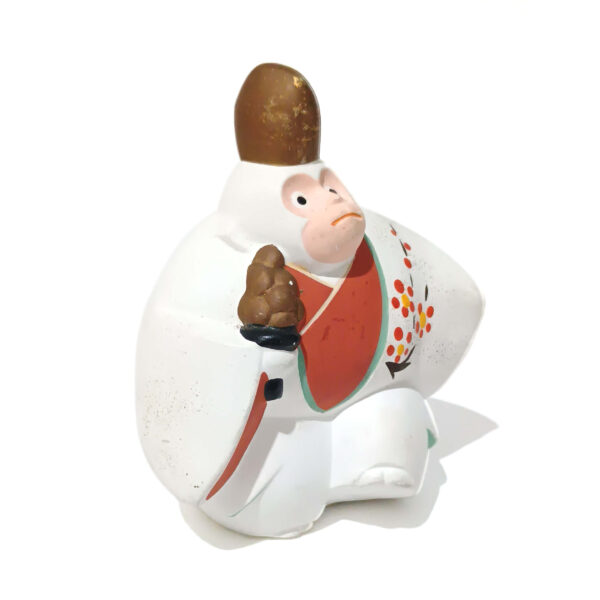 Vintage Japanese Ceramic Figurine – Hand-Painted Traditional Doll with Signature Mark | 12 cm - Image 7