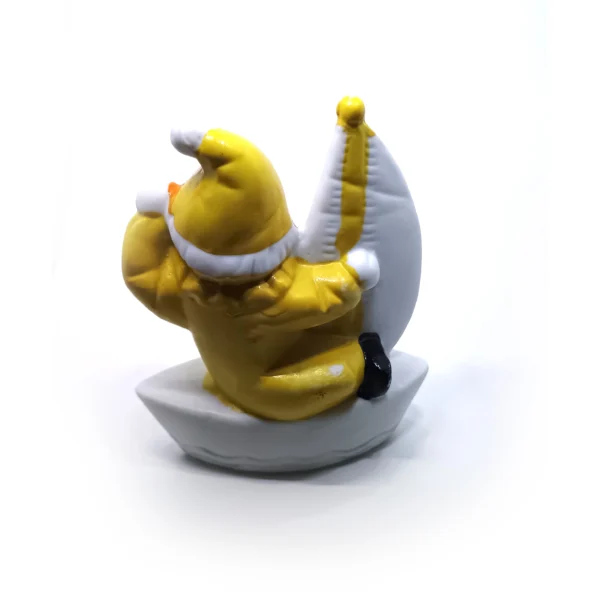 Yellow Raincoat Clown Figurine – Ceramic Sailor Clown Decorative Ornament - Image 5