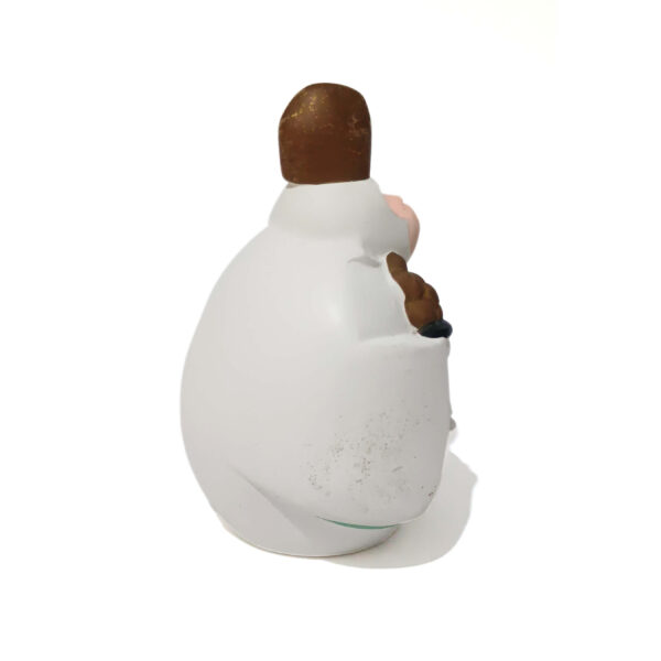 Vintage Japanese Ceramic Figurine – Hand-Painted Traditional Doll with Signature Mark | 12 cm - Image 6