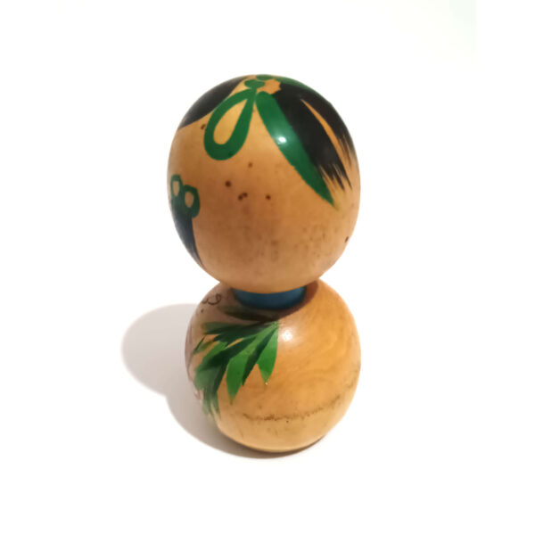 Handcrafted Japanese Kokeshi Doll – Vintage Wooden Figurine with Painted Details | Collectible Home Decor - Image 7