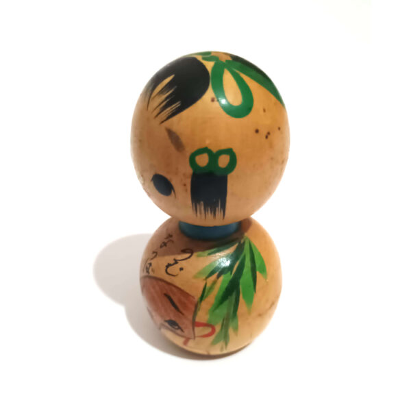Handcrafted Japanese Kokeshi Doll – Vintage Wooden Figurine with Painted Details | Collectible Home Decor - Image 5
