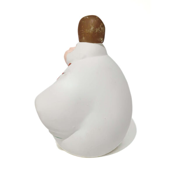 Vintage Japanese Ceramic Figurine – Hand-Painted Traditional Doll with Signature Mark | 12 cm - Image 4