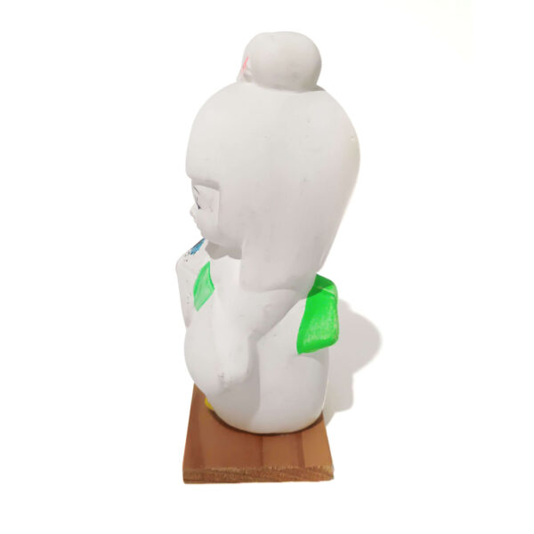 A Nostalgic Memory: 1974 Vintage Japanese Ceramic Figurine - Nara School Trip Souvenir (11 cm / 4.3") - Image 3