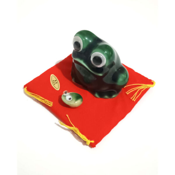 Japanese Lucky Frog Figurine – "Anzen Kaeru" Charm for Safety, Travel & Prosperity - Image 3