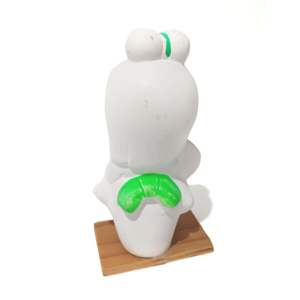 A Nostalgic Memory: 1974 Vintage Japanese Ceramic Figurine - Nara School Trip Souvenir (11 cm / 4.3") - Image 5