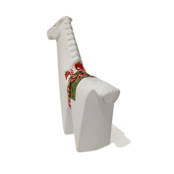 Minimalist White Decorative Horse Figurine – Handmade Nordic Style | 10 cm - Image 6