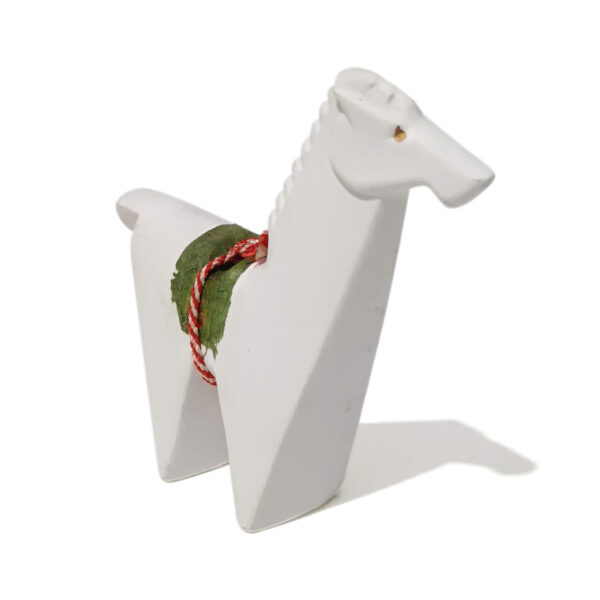 Minimalist White Decorative Horse Figurine – Handmade Nordic Style | 10 cm - Image 8