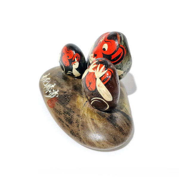 Hand-Painted "Three Wise Monkeys" Stone Sculpture – Hear No Evil, See No Evil, Speak No Evil – Feng Shui Home Decor - Image 4