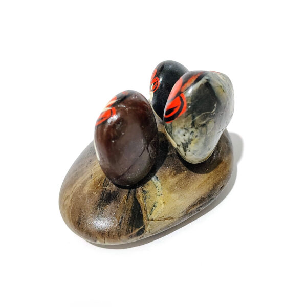 Hand-Painted "Three Wise Monkeys" Stone Sculpture – Hear No Evil, See No Evil, Speak No Evil – Feng Shui Home Decor - Image 5