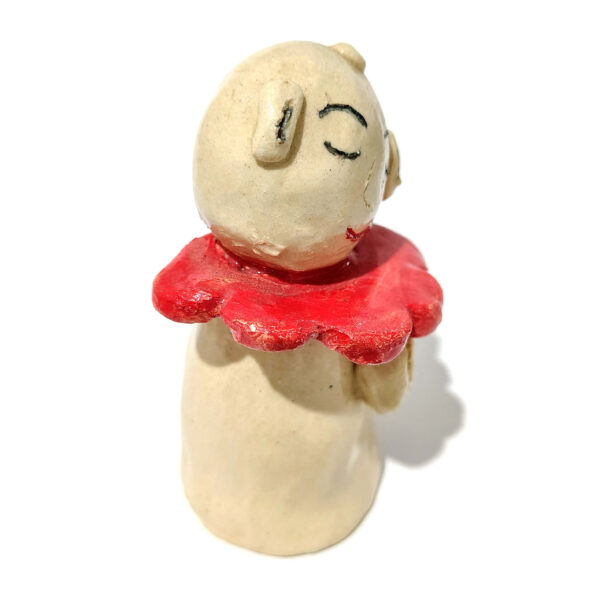 Truly Unique One-of-a-Kind Handmade Ceramic Figurine - Charming Whimsical Character - Image 8