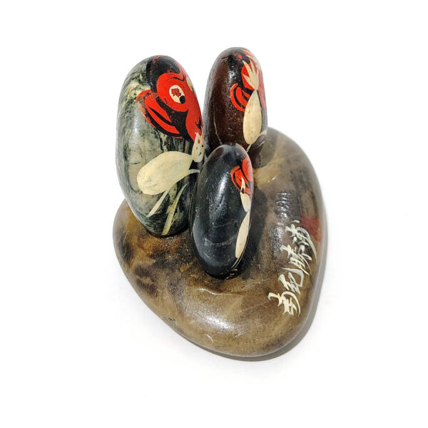 Hand-Painted "Three Wise Monkeys" Stone Sculpture – Hear No Evil, See No Evil, Speak No Evil – Feng Shui Home Decor - Image 8