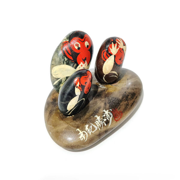 Hand-Painted "Three Wise Monkeys" Stone Sculpture – Hear No Evil, See No Evil, Speak No Evil – Feng Shui Home Decor - Image 9